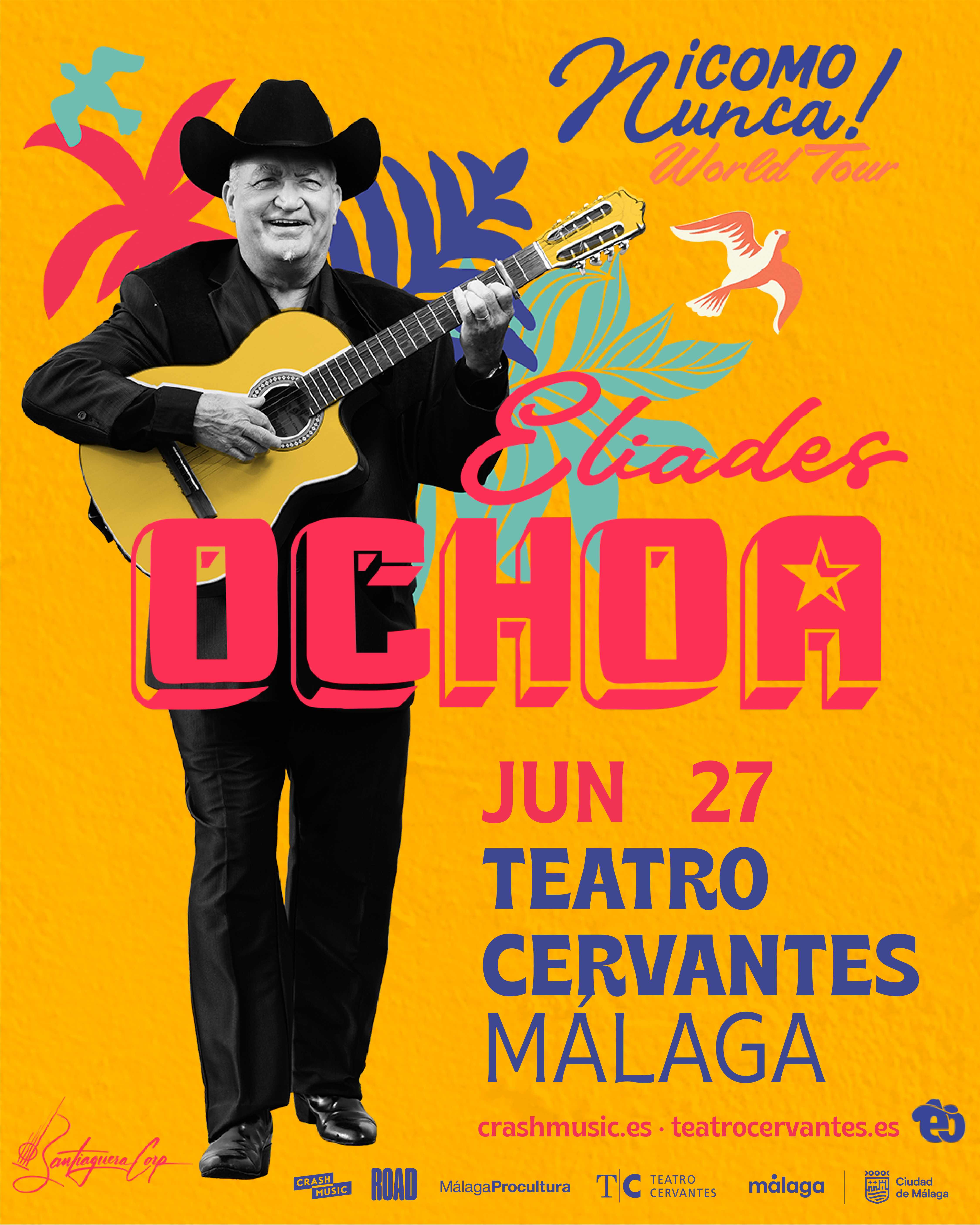 CONCIERTO ELÍADES OCHOA - MÁLAGA - TEATRO CERVANTES - DOMINGO 27 DE JUNIO