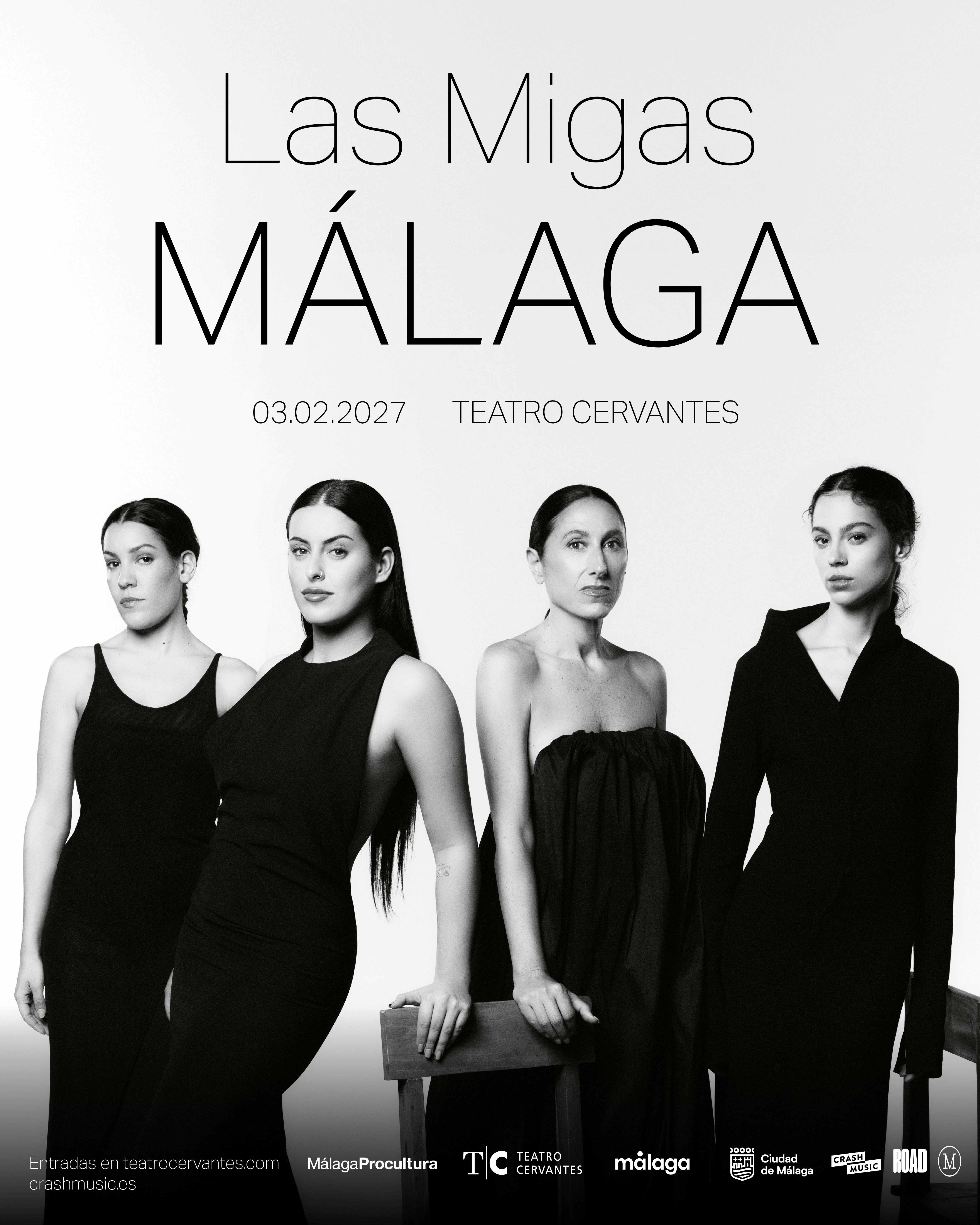CONCIERTO LAS MIGAS - MÁLAGA - TEATRO CERVANTES - MIÉRCOLES 3 DE FEBRERO