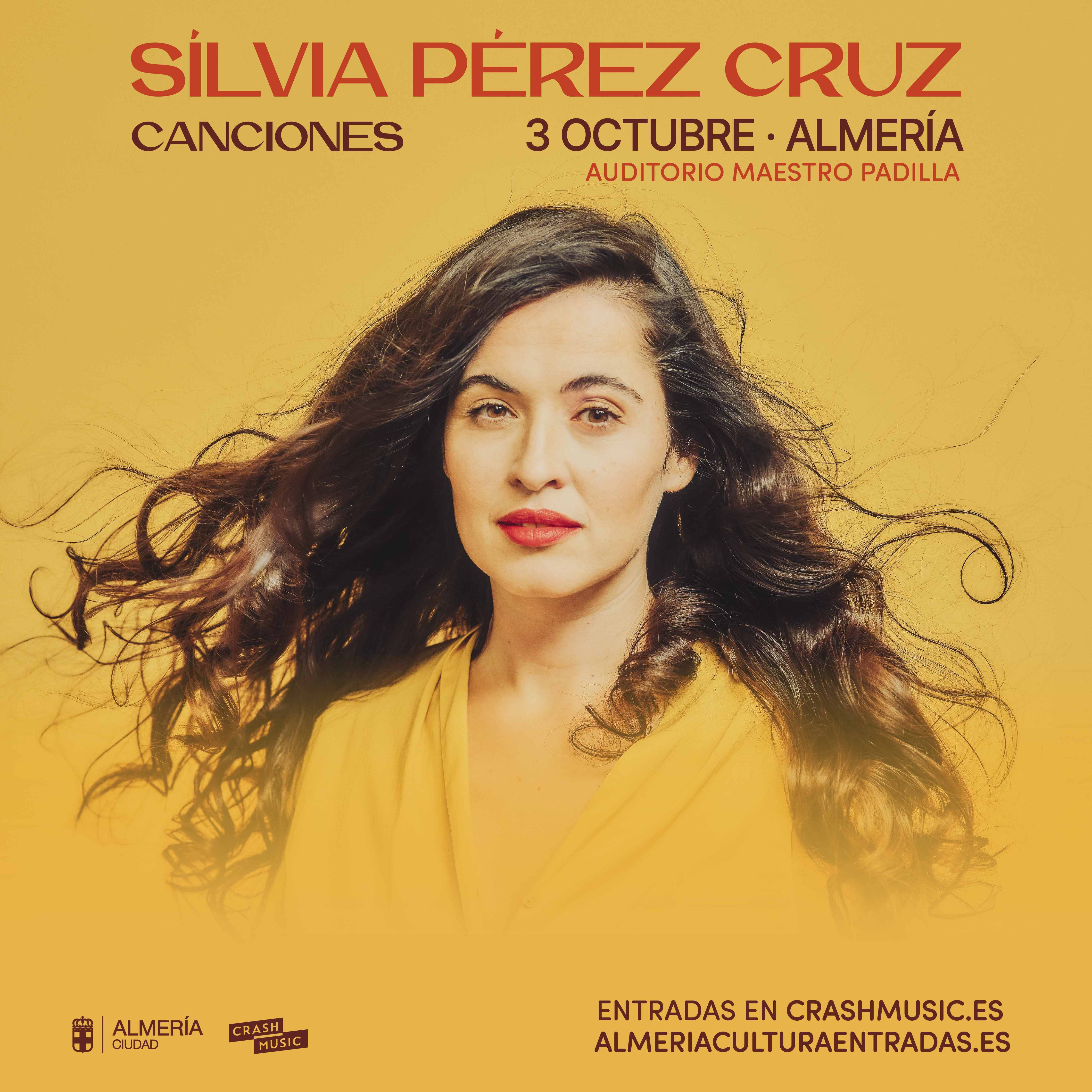 CONCIERTO SILVIA PÉREZ CRUZ - ALMERÍA - AUDITORIO MAESTRO PADILLA - VIERNES, 3 DE OCTUBRE
