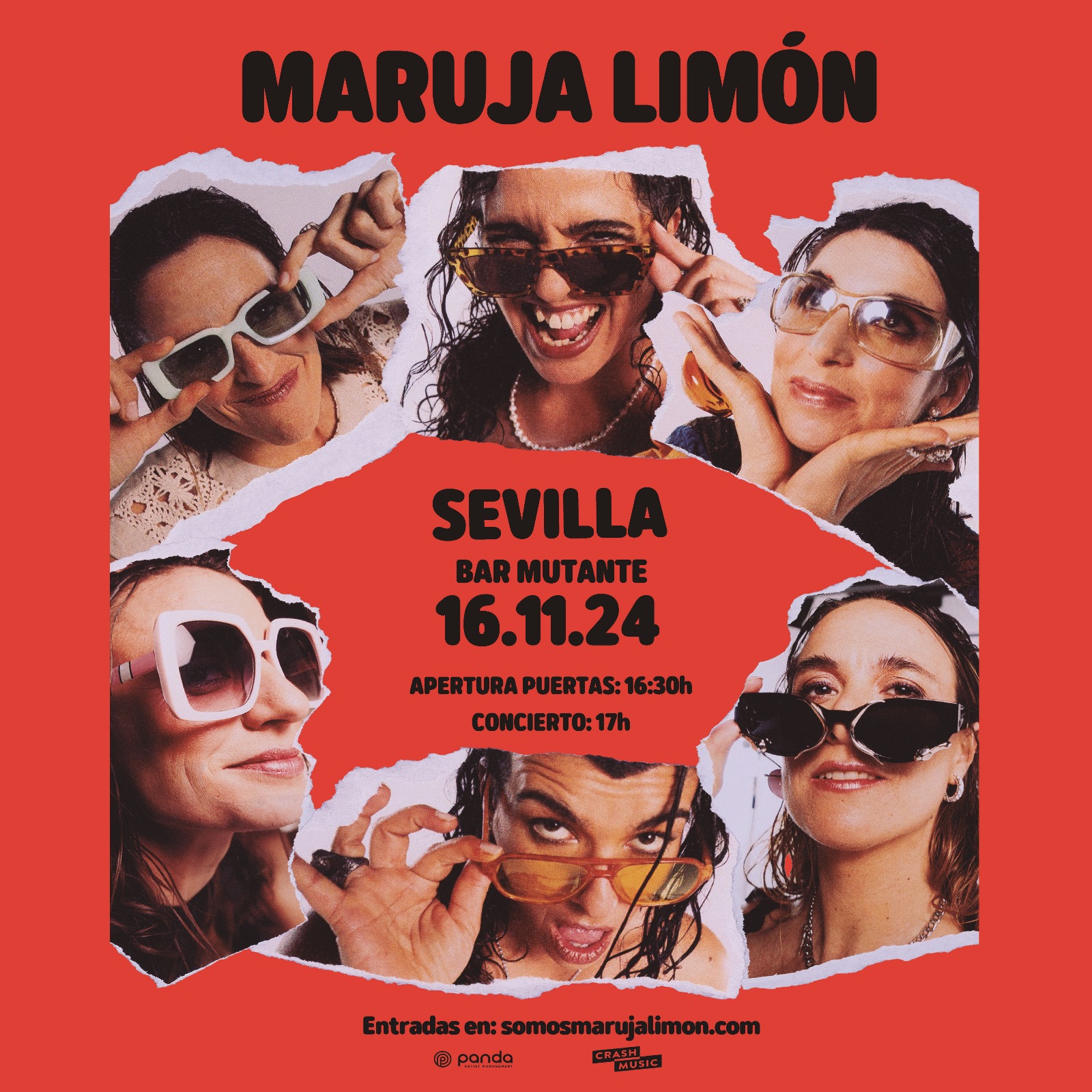 CONCIERTO DE MARUJA LIMÓN - SEVILLA - BAR MUTANTE - SÁBADO, 16 DE NOVIEMBRE