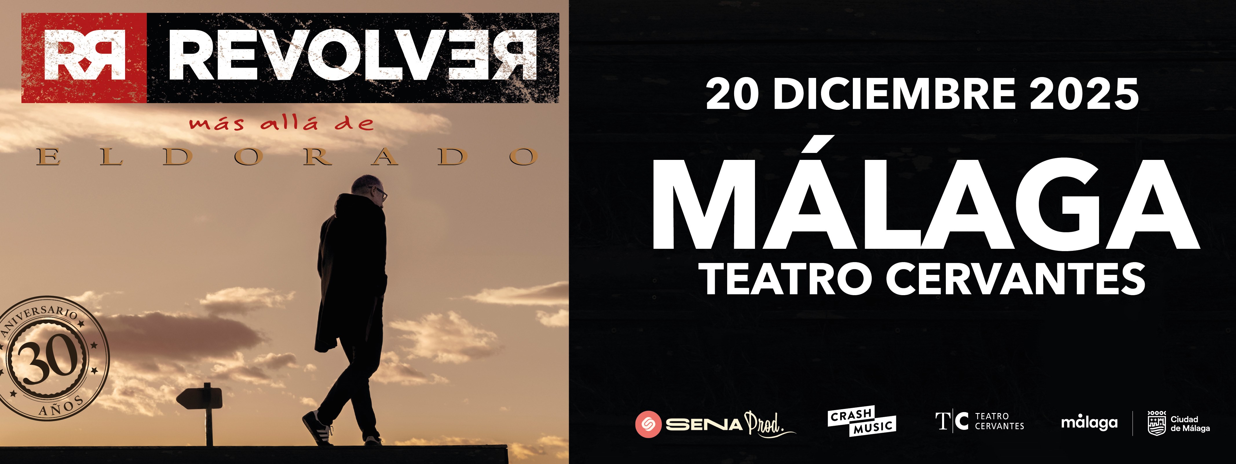 Imagen CONCIERTO REVOLVER - MÁLAGA - TEATRO CERVANTES - SÁBADO 20 DE DICIEMBRE