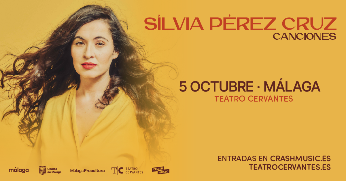 Imagen CONCIERTO SILVIA PÉREZ CRUZ - MÁLAGA - TEATRO CERVANTES  - DOMINGO, 5 DE OCTUBRE