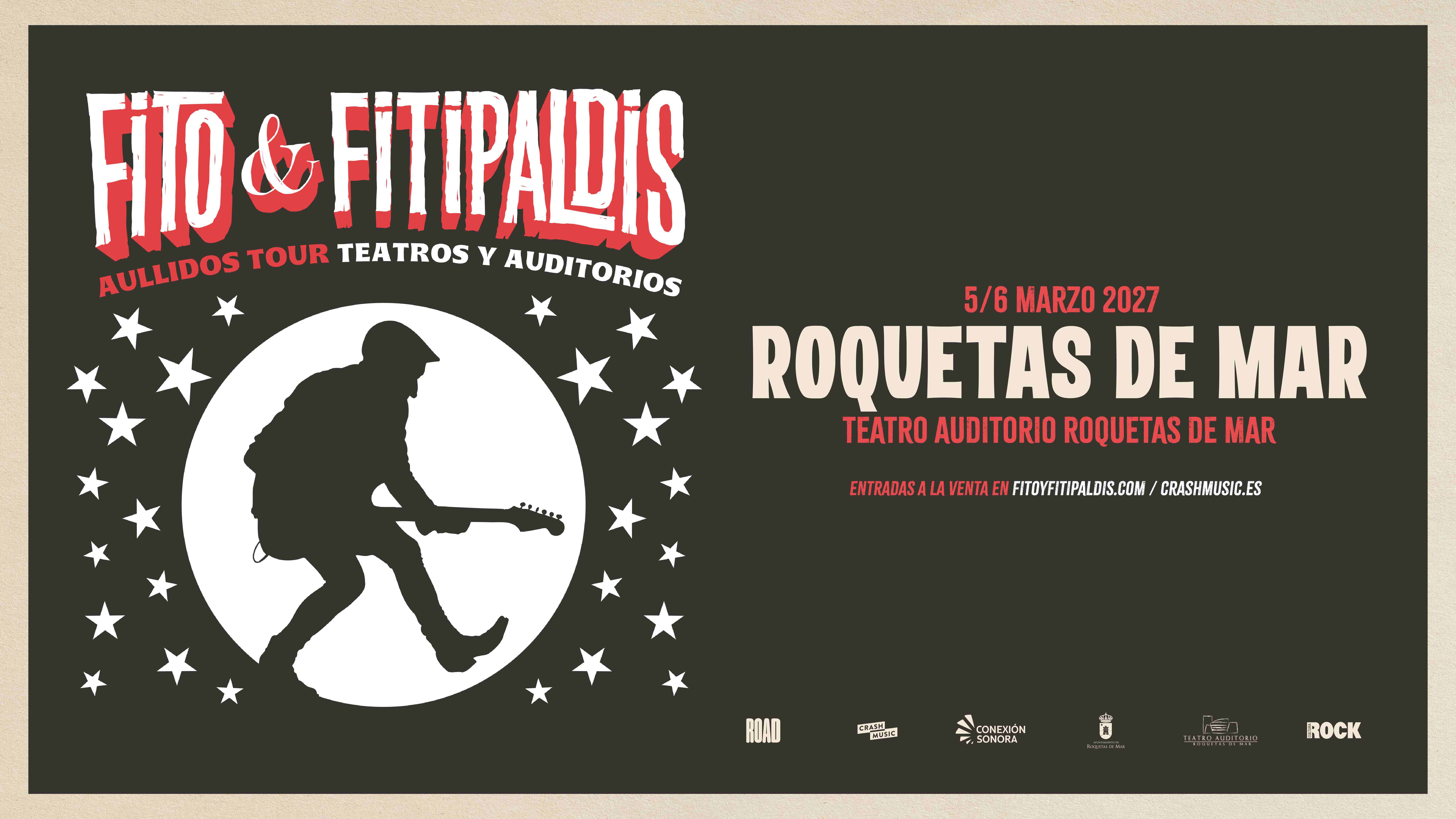 Imagen CONCIERTO FITO & FITIPALDIS - ALMERÍA - TEATRO AUDITORIO ROQUETAS DE MAR - SÁBADO 6 DE MARZO