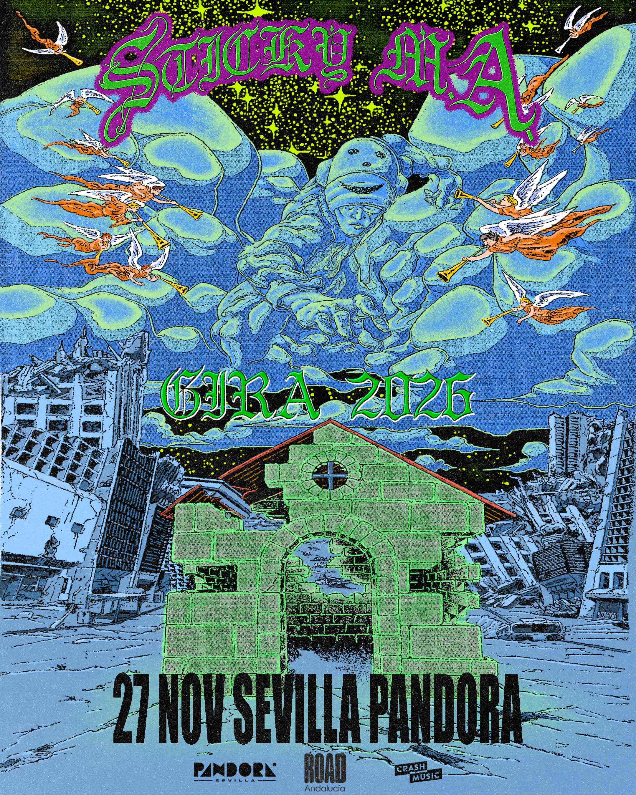 CONCIERTO STICKY M.A. - SEVILLA - SALA PANDORA - VIERNES 27 DE NOVIEMBRE