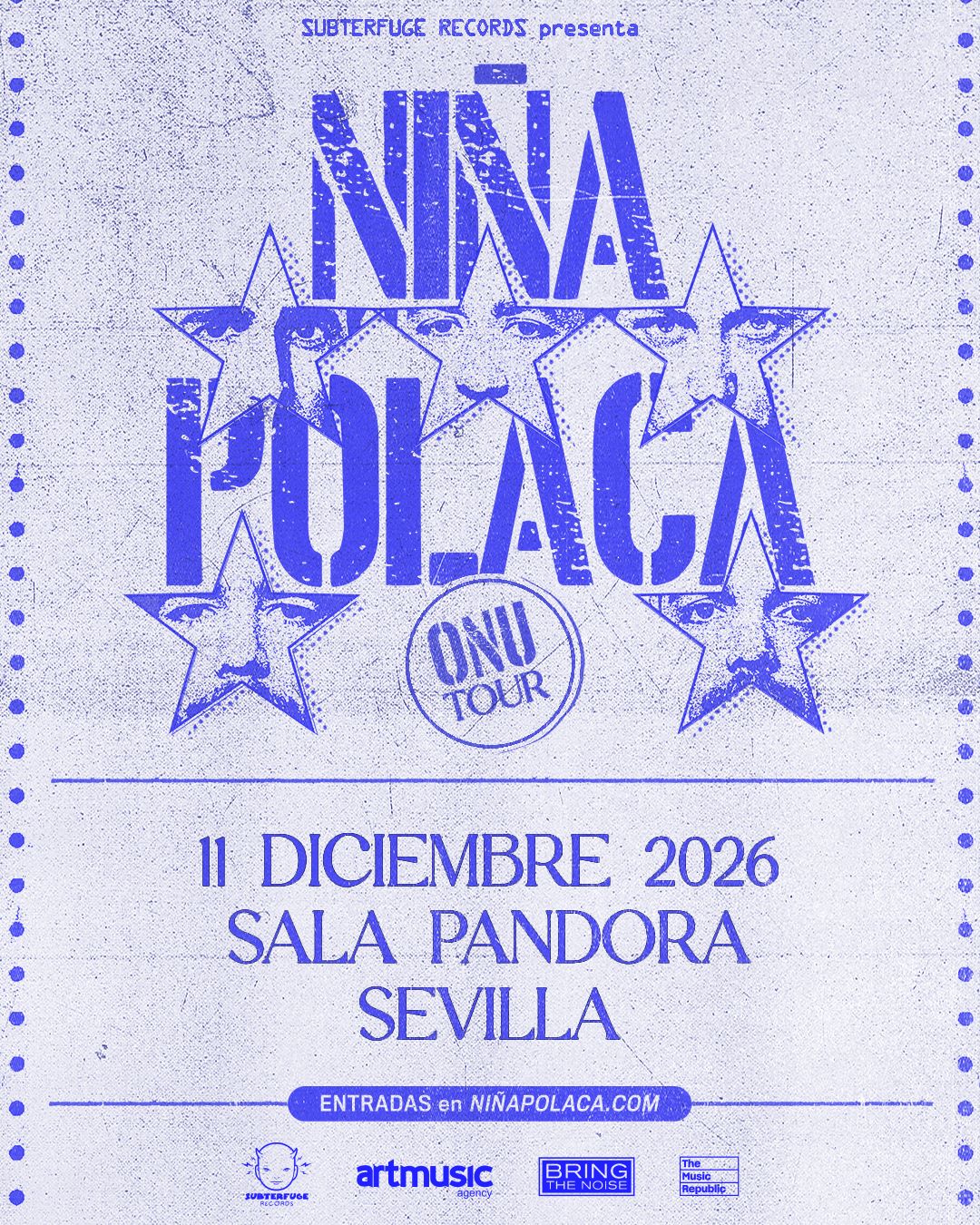 CONCIERTO NIÑA POLACA - SALA PANDORA - SEVILLA - VIERNES 11 DE DICIEMBRE
