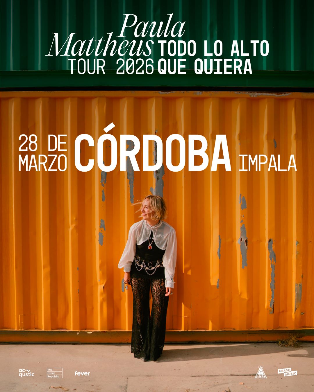 CONCIERTO PAULA MATTHEUS - CÓRDOBA - SALA IMPALA - SÁBADO 28 DE MARZO