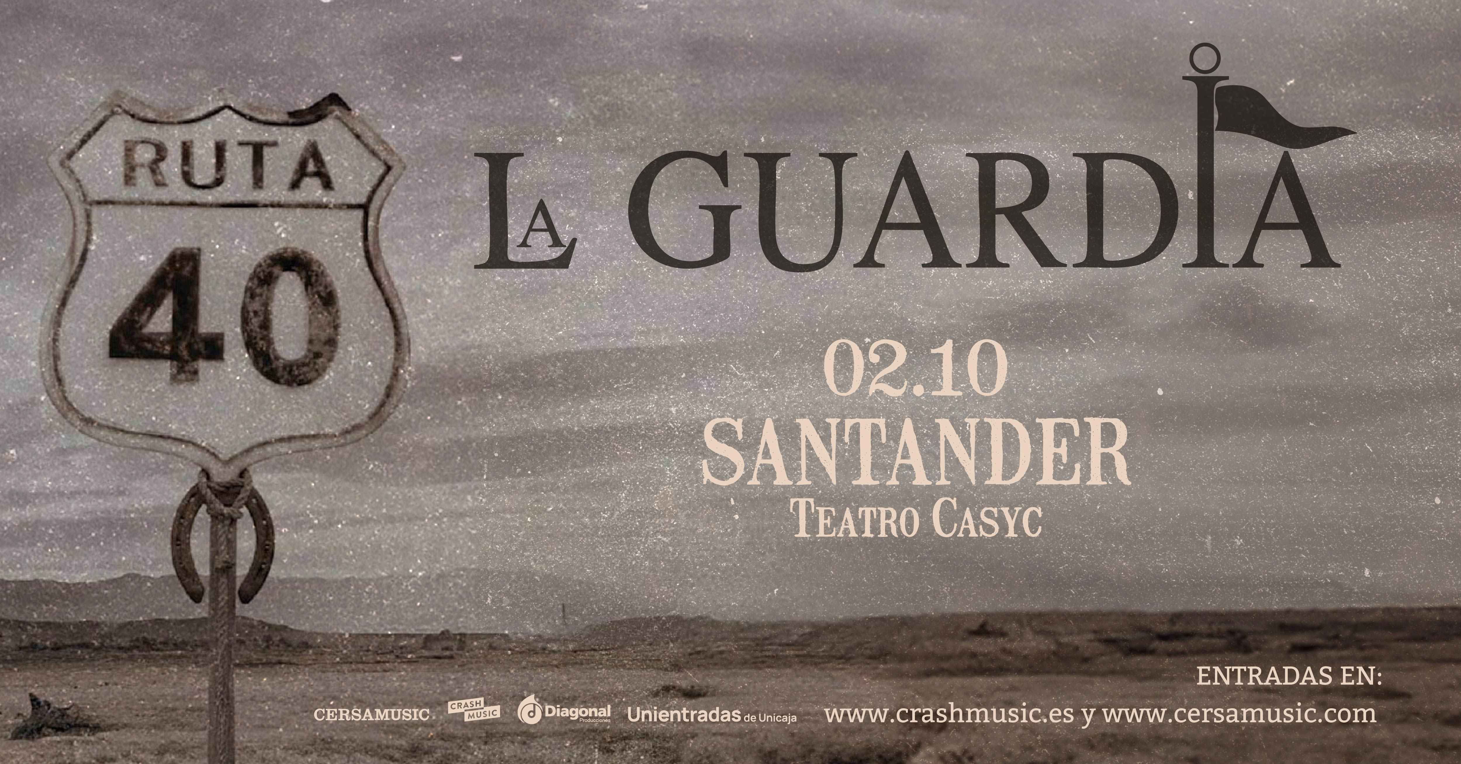 Imagen CONCIERTO LA GUARDIA - SANTANDER - CASYC - VIERNES 2 DE OCTUBRE