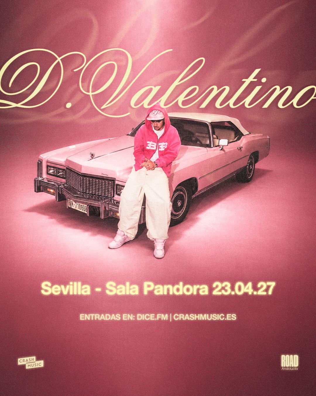 CONCIERTO D. VALENTINO - SEVILLA - SALA PANDORA - VIERNES 23 DE ABRIL