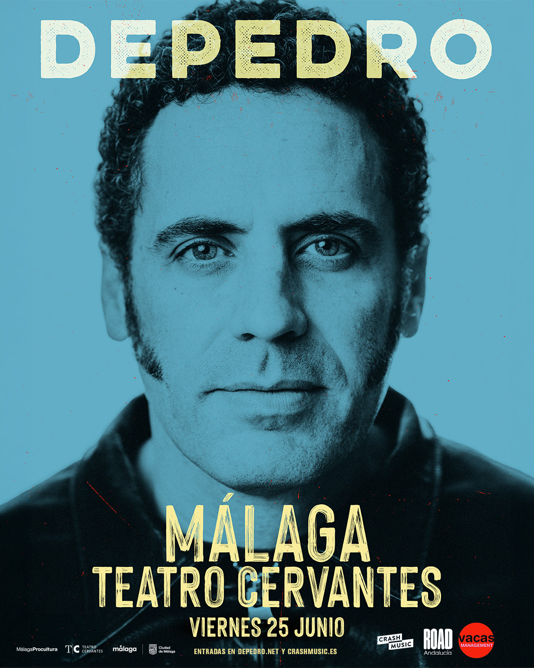 CONCIERTO DEPEDRO - MÁLAGA - TEATRO CERVANTES - VIERNES 25 DE JUNIO