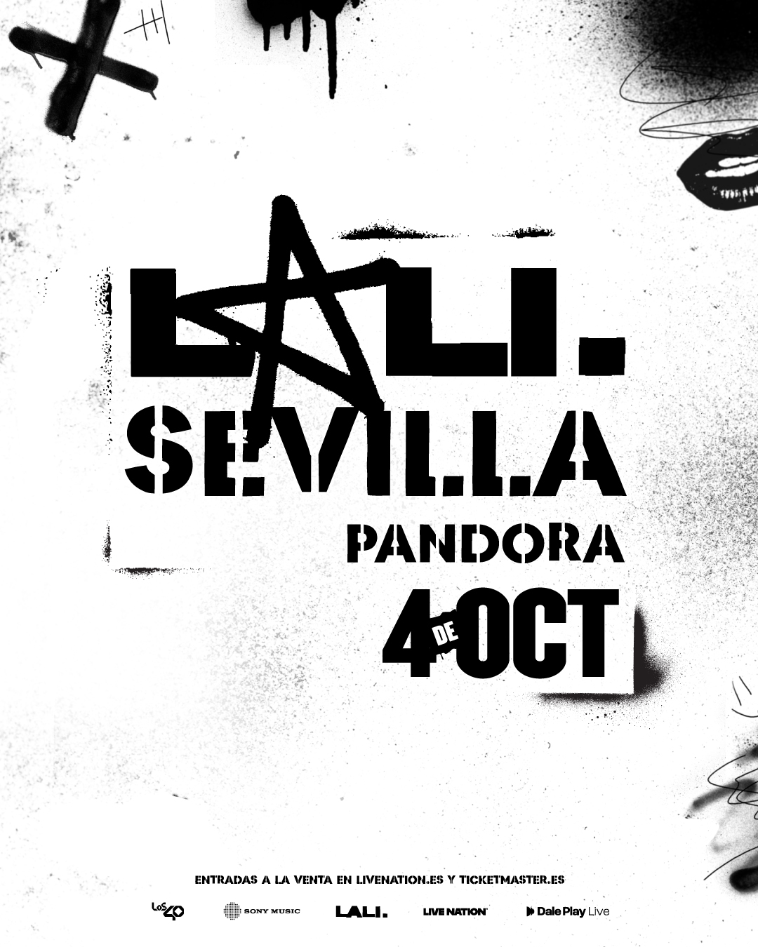 CONCIERTO DE LALI - SEVILLA - SALA PANDORA - SÁBADO, 4 DE OCTUBRE