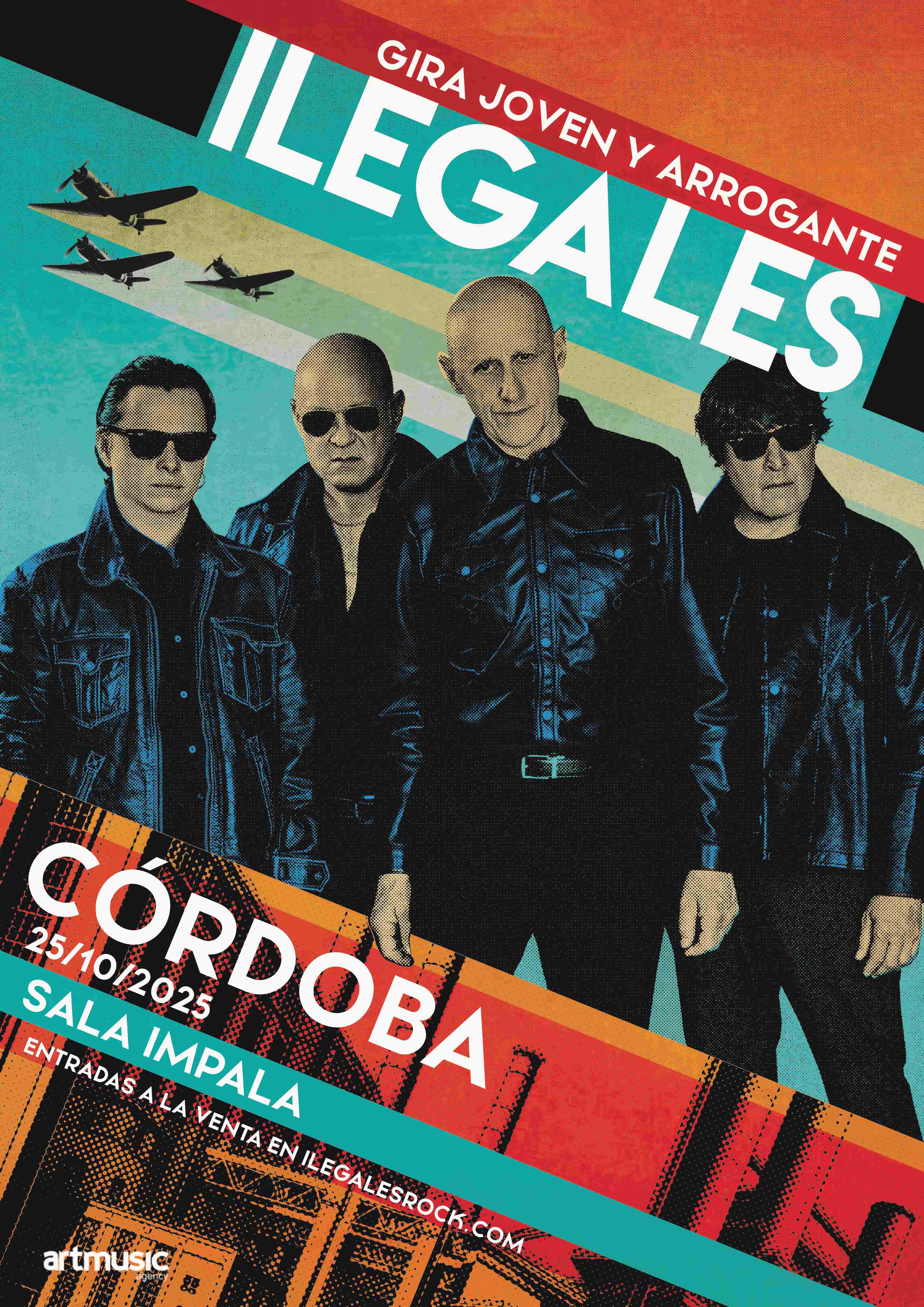 CONCIERTO DE ILEGALES - CÓRDOBA - SALA IMPALA - SÁBADO, 25 DE OCTUBRE