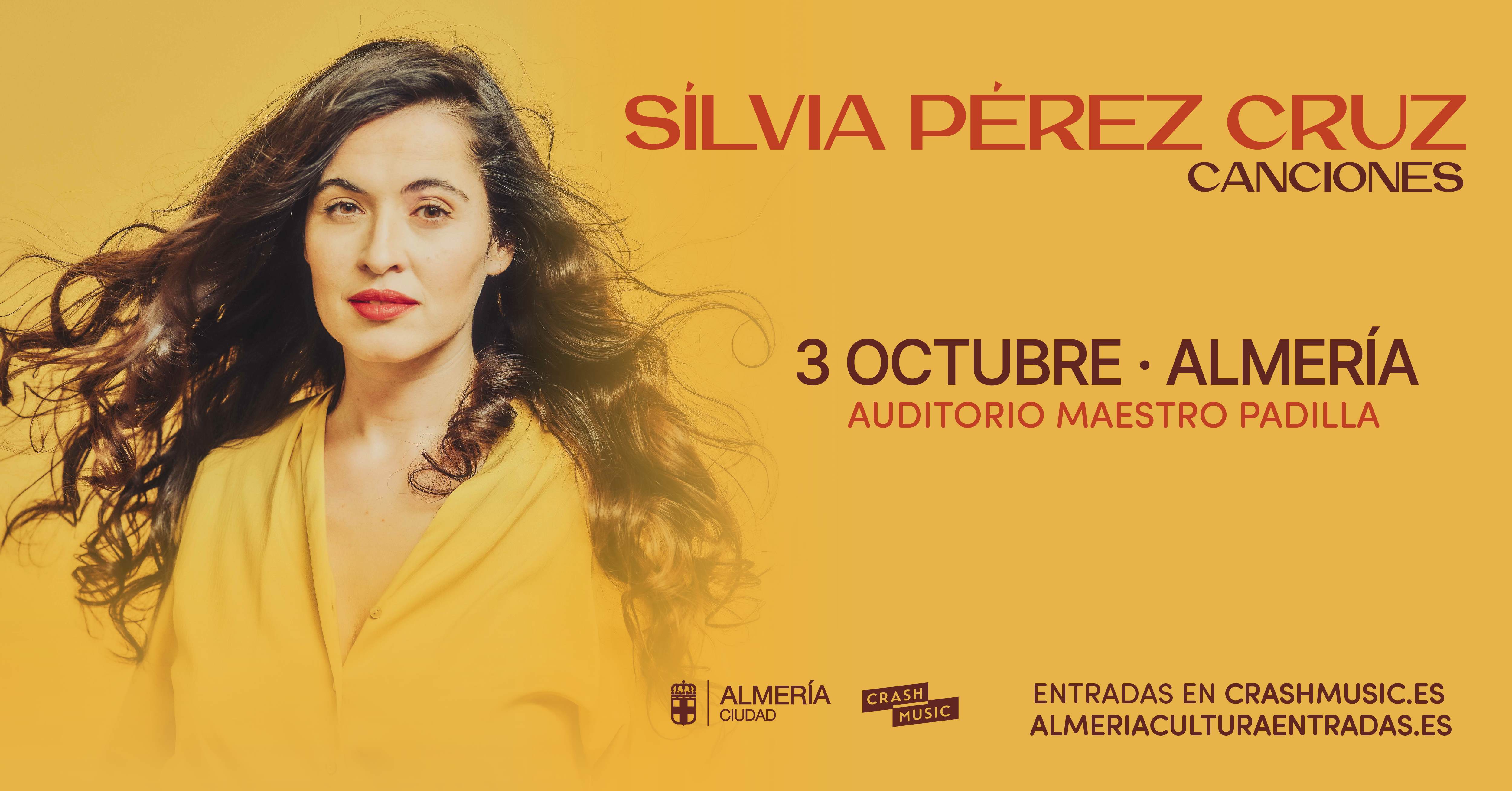 Imagen CONCIERTO SILVIA PÉREZ CRUZ - ALMERÍA - AUDITORIO MAESTRO PADILLA - VIERNES, 3 DE OCTUBRE