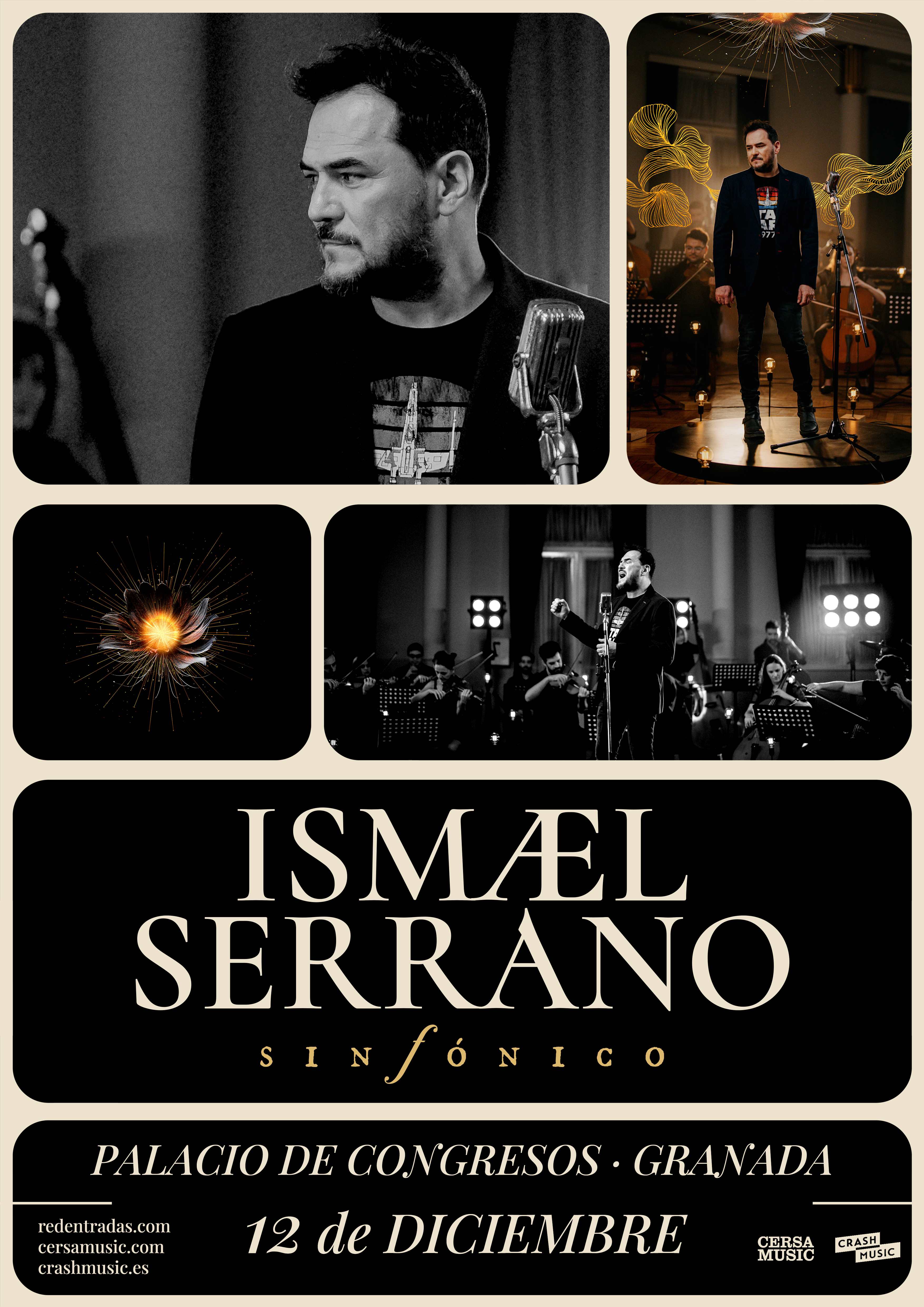 CONCIERTO ISMAEL SERRANO SINFÓNICO - GRANADA - PALACIO DE CONGRESOS - VIERNES, 12 DE DICIEMBRE