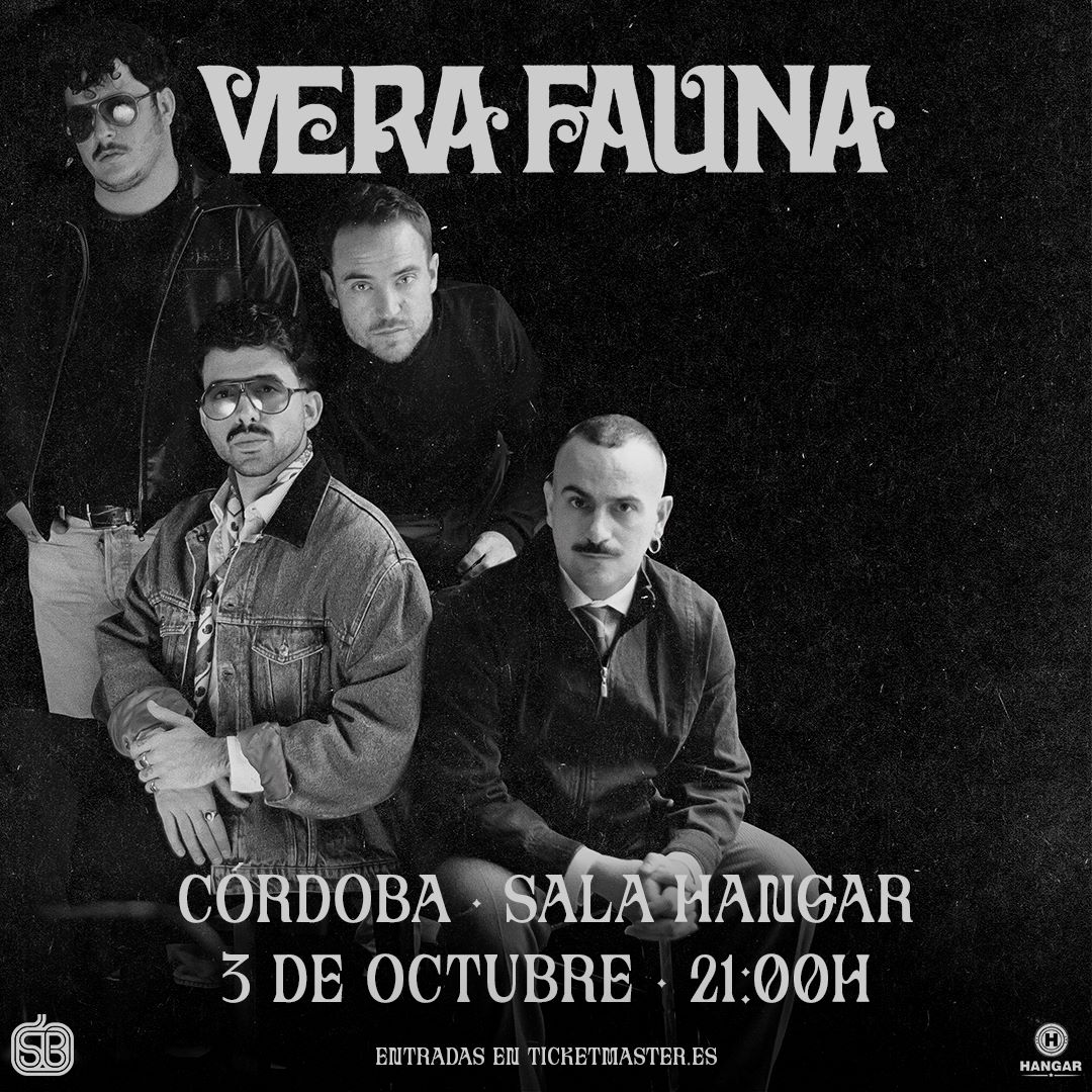 CONCIERTO DE VERA FAUNA - CÓRDOBA - SALA HANGAR - VIERNES, 3 DE OCTUBRE